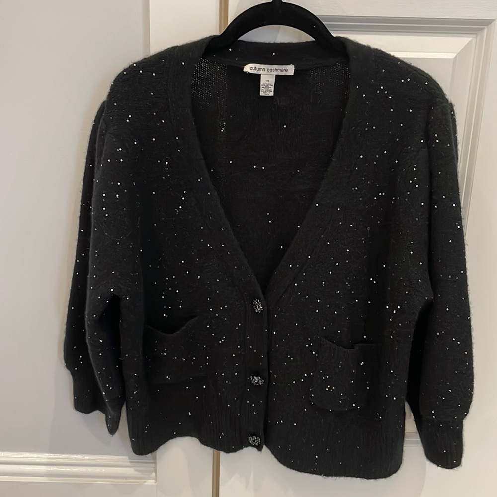 Autumn Cashmere like new black sweater